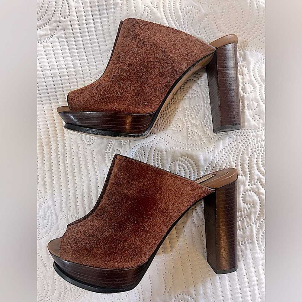 See by Chloe brown sued mules size 36 1/2 - image 10