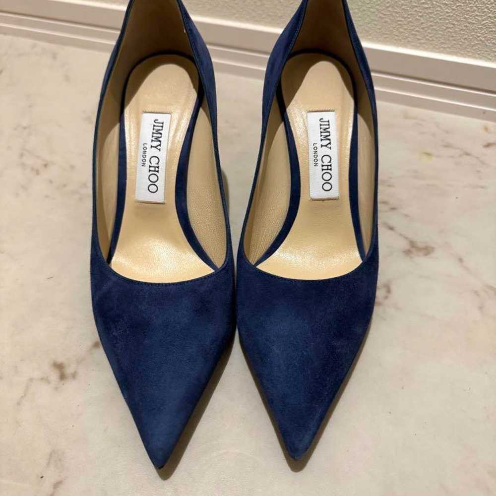 Excellent condition ✨ JIMMY CHOO Navy Suede Pumps - image 1