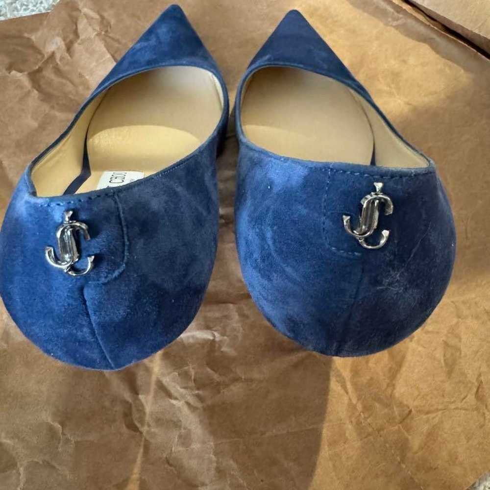 Excellent condition ✨ JIMMY CHOO Navy Suede Pumps - image 2