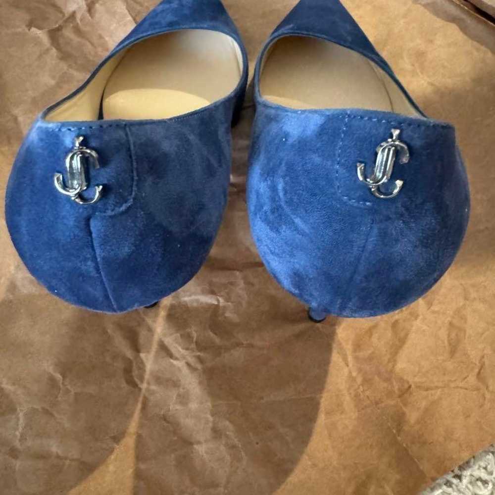 Excellent condition ✨ JIMMY CHOO Navy Suede Pumps - image 3