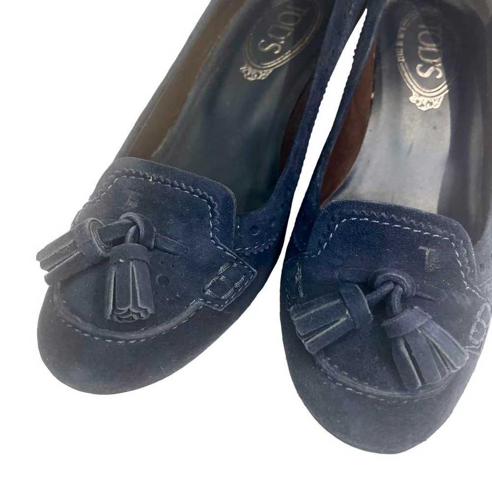 【Excellent condition】 TOD'S Driving Shoes Pumps w… - image 10