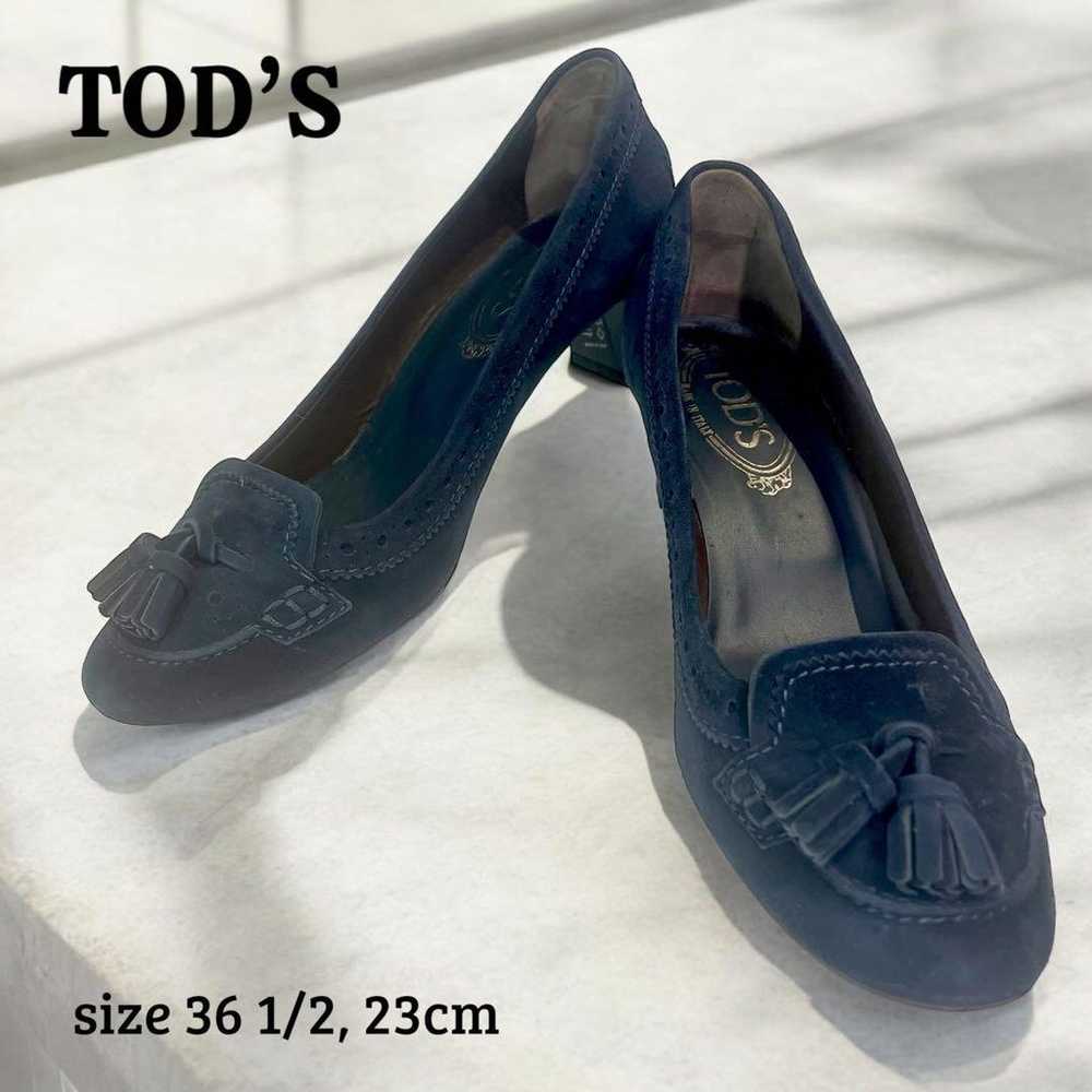 【Excellent condition】 TOD'S Driving Shoes Pumps w… - image 1