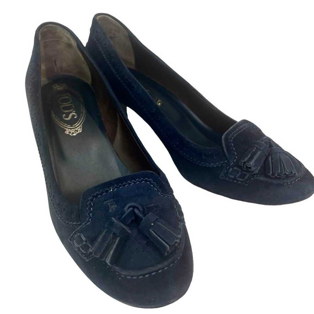 【Excellent condition】 TOD'S Driving Shoes Pumps w… - image 2