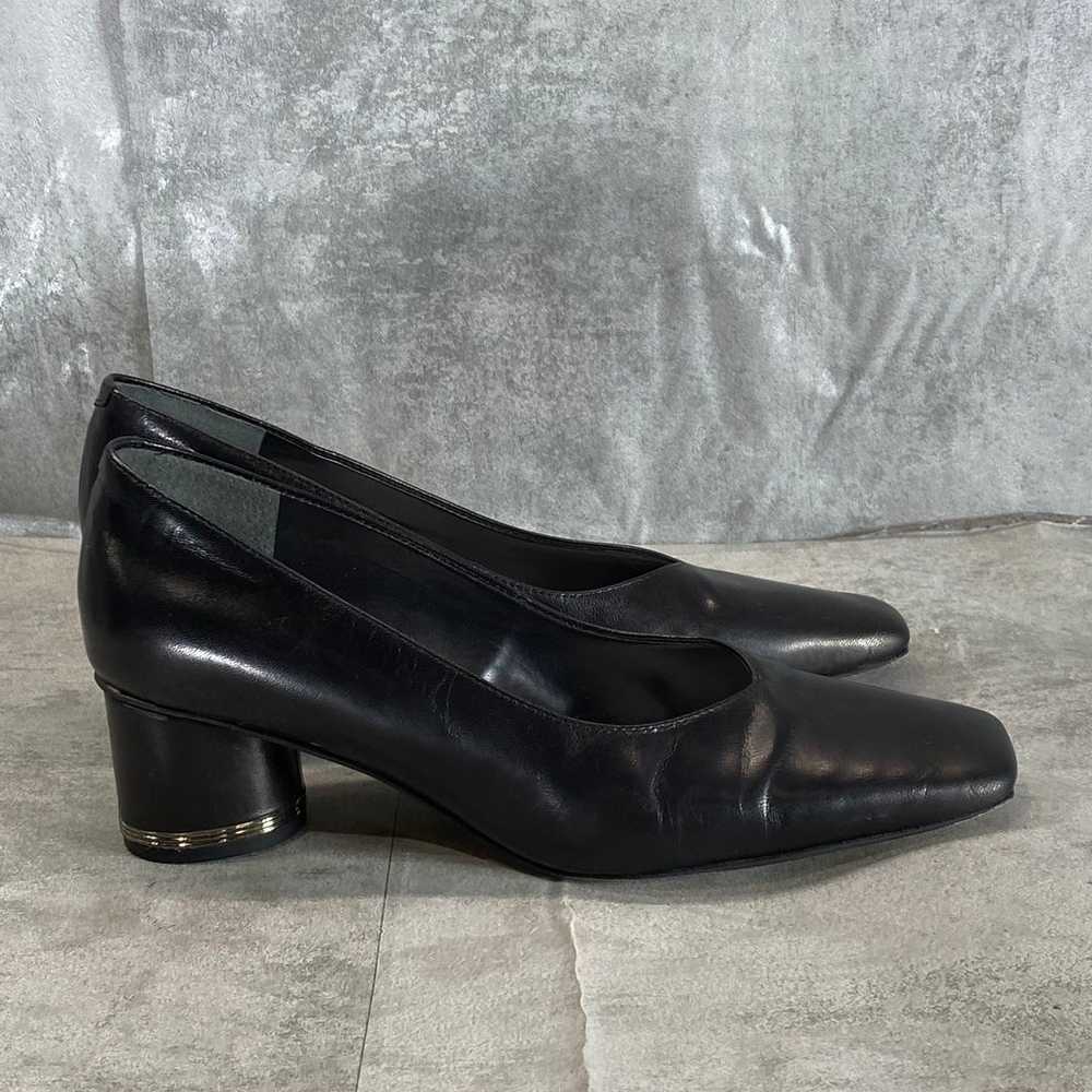 FRANCO SARTO Women's Black Leather Pisa Square-To… - image 1