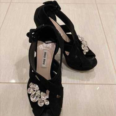 miu miu jeweled sandals