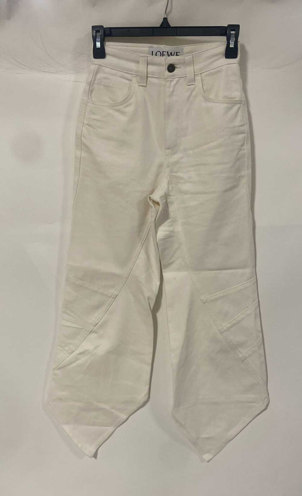 LOEWE White Flare Leg Jeans - Size 32 - image 1