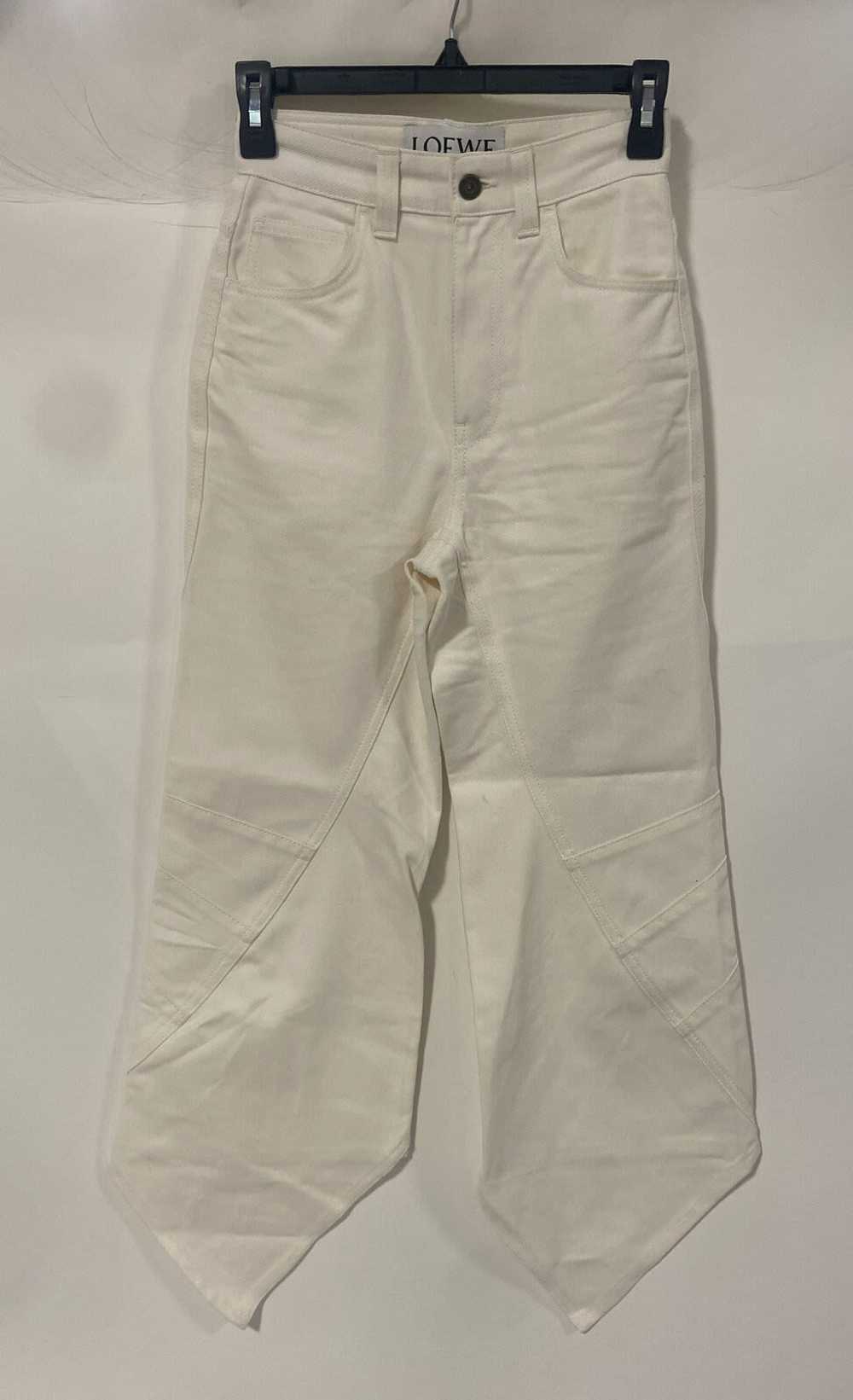 LOEWE White Flare Leg Jeans - Size 32 - image 2