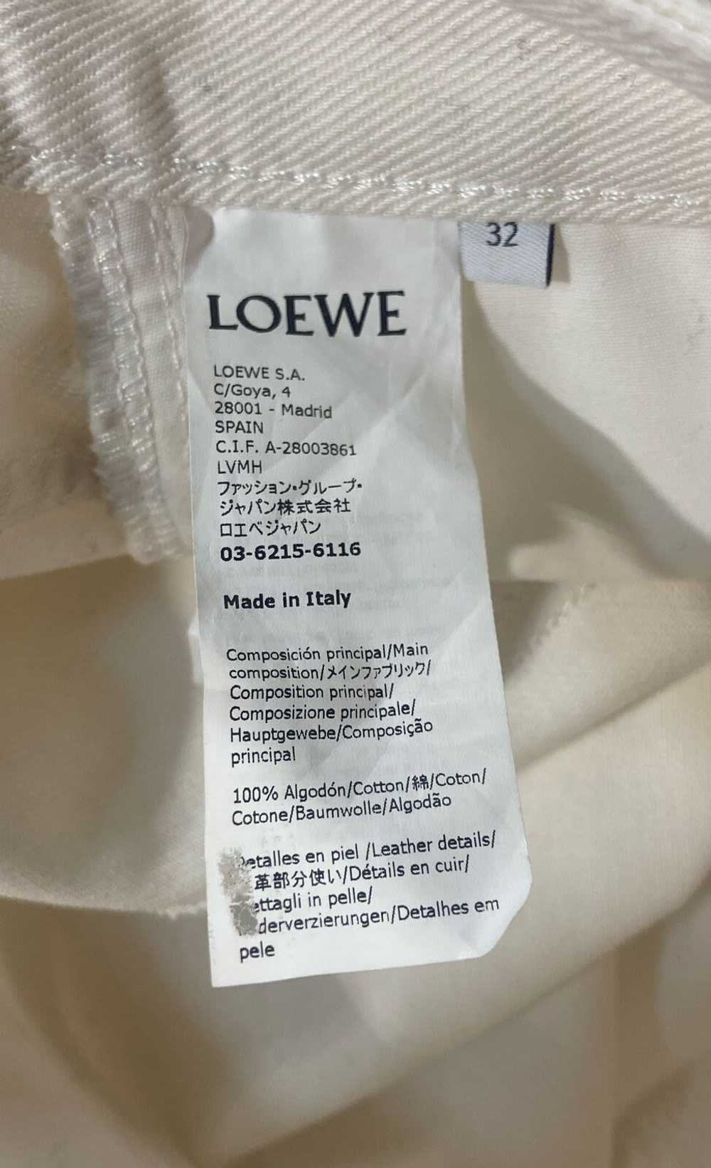 LOEWE White Flare Leg Jeans - Size 32 - image 7