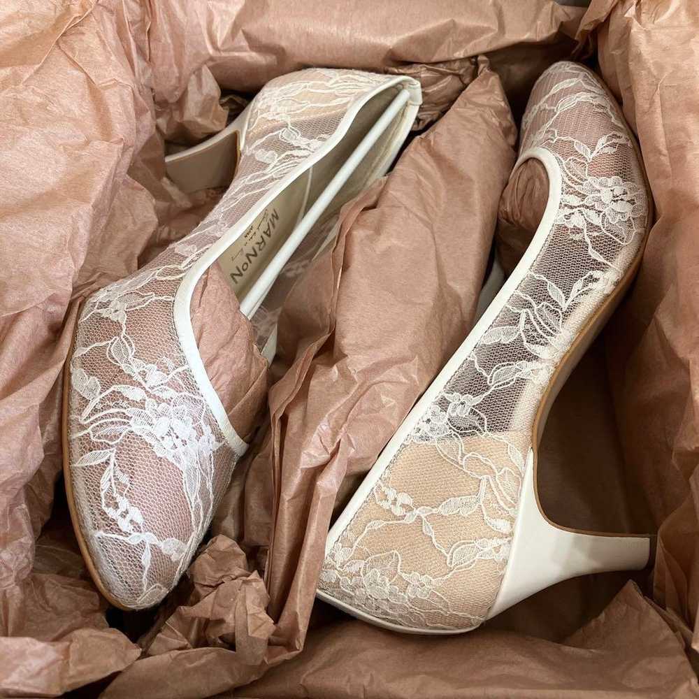 marnon Lace Wedding Pumps - image 1