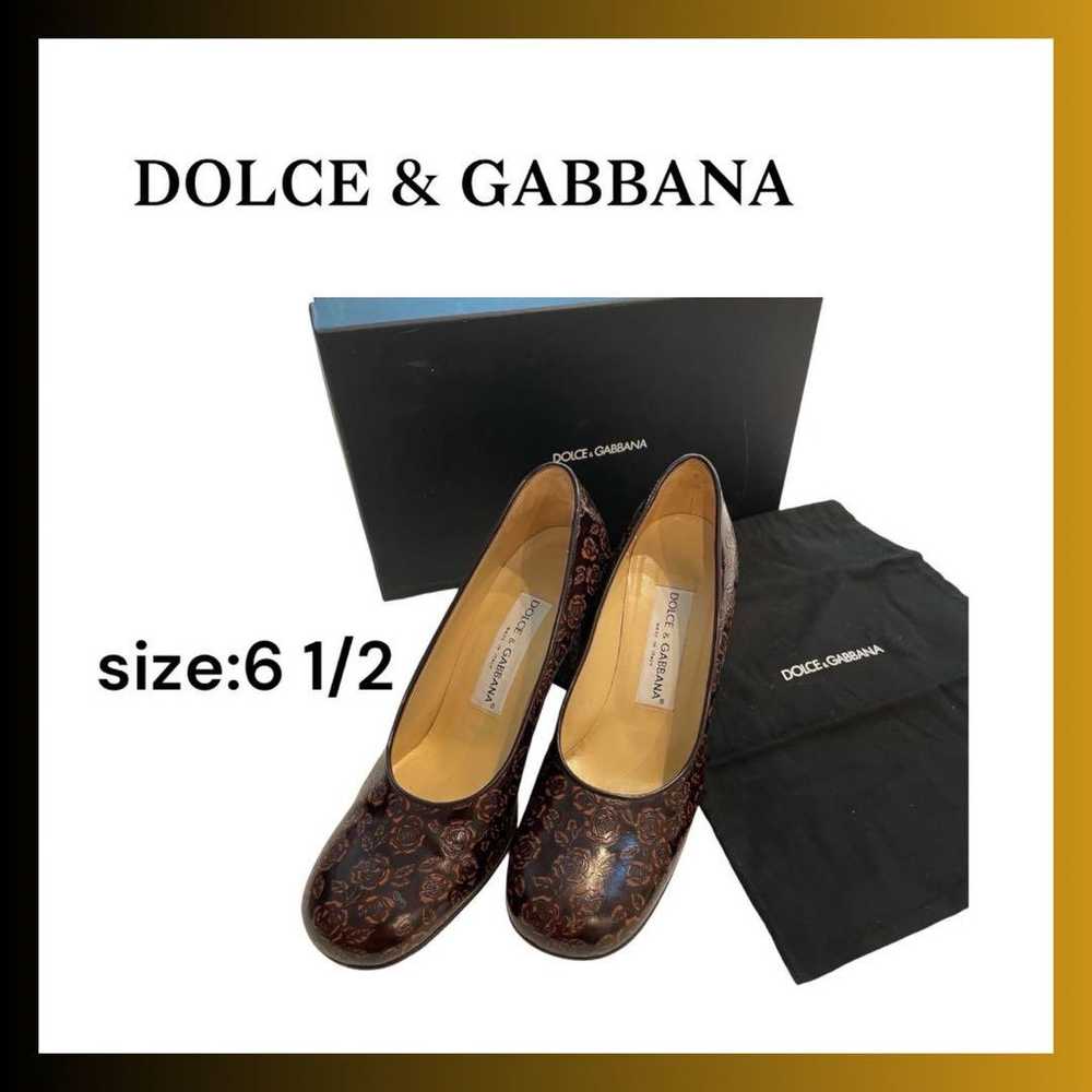 【DOLCE & GABBANA】Dolce & Gabbana Thick-soled Pump… - image 1