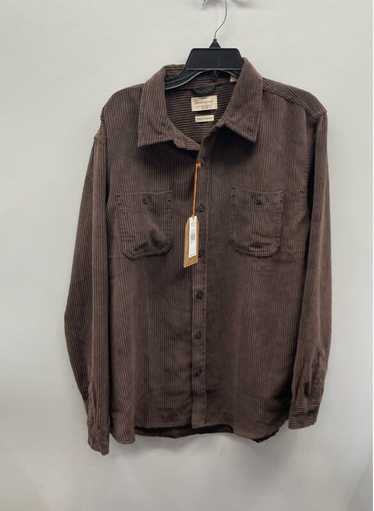 Weatherproof Men Seal Brown Vintage Button Up Cord