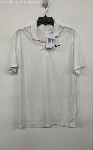 NIKE White Dri Fit T-shirt - Size M