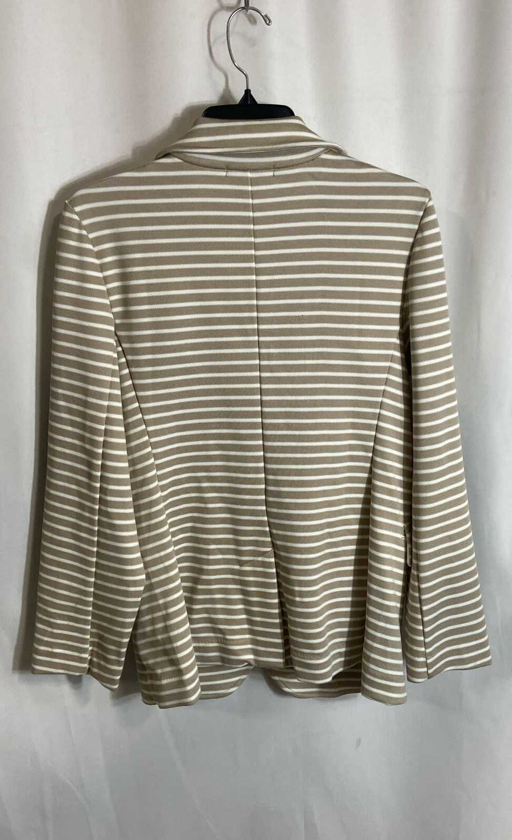 NWT Banana Republic Womens Tan White Striped Doub… - image 2