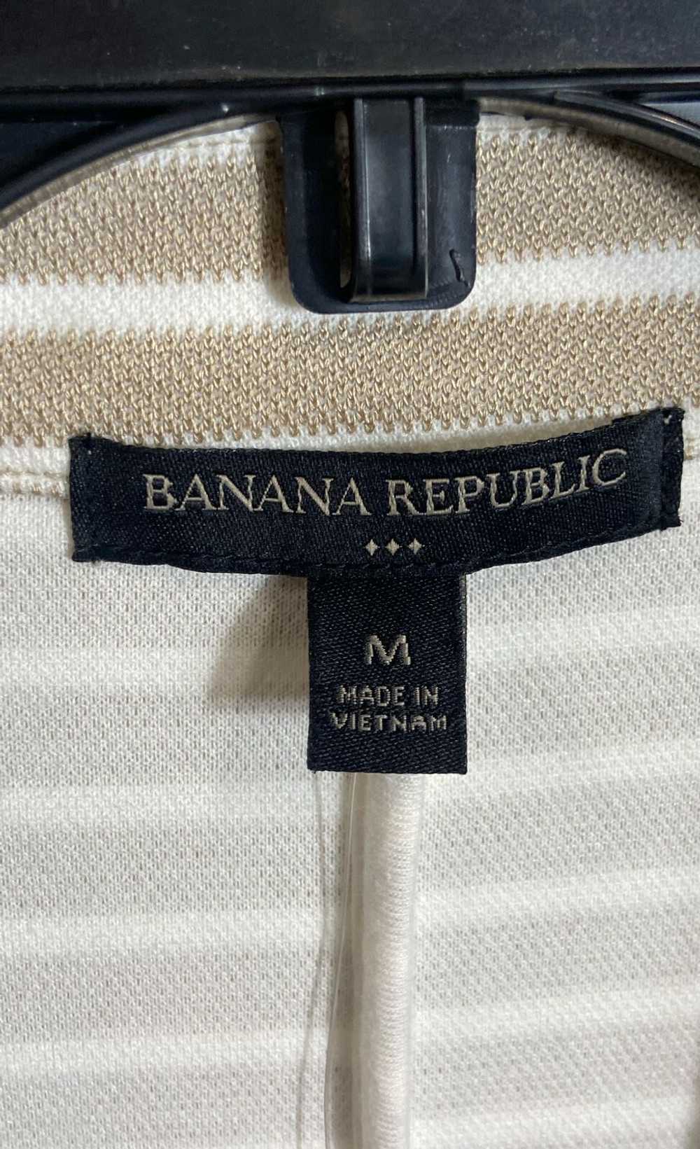 NWT Banana Republic Womens Tan White Striped Doub… - image 4