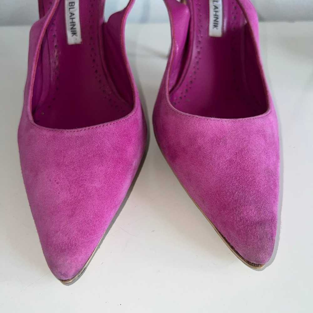 Manolo Blahnik Pink Heels - Size 40 - image 2