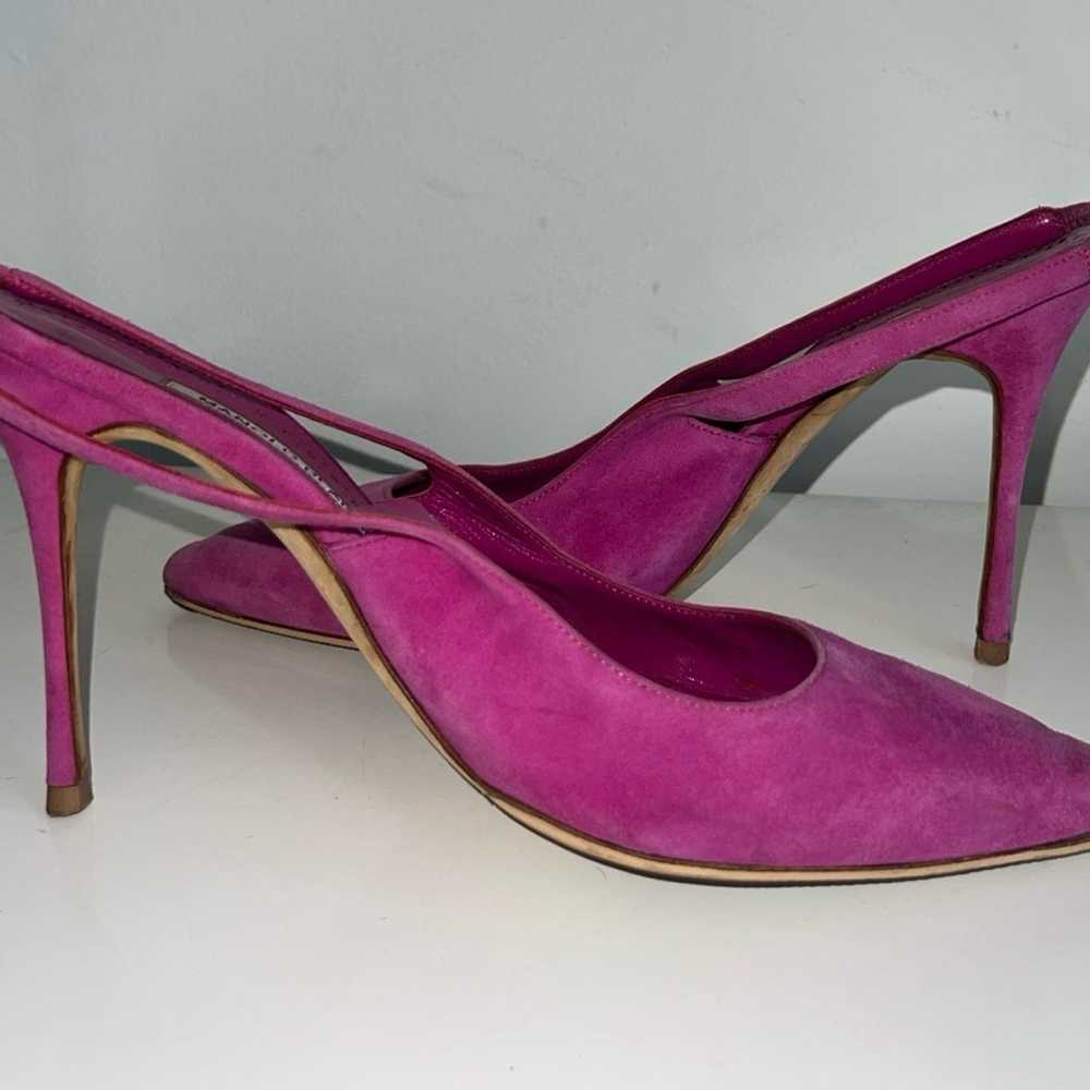 Manolo Blahnik Pink Heels - Size 40 - image 3