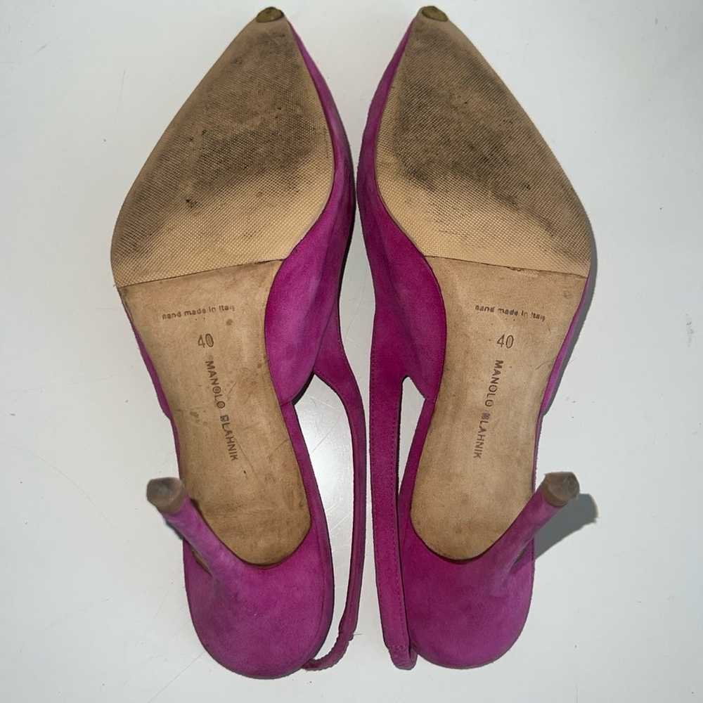 Manolo Blahnik Pink Heels - Size 40 - image 5