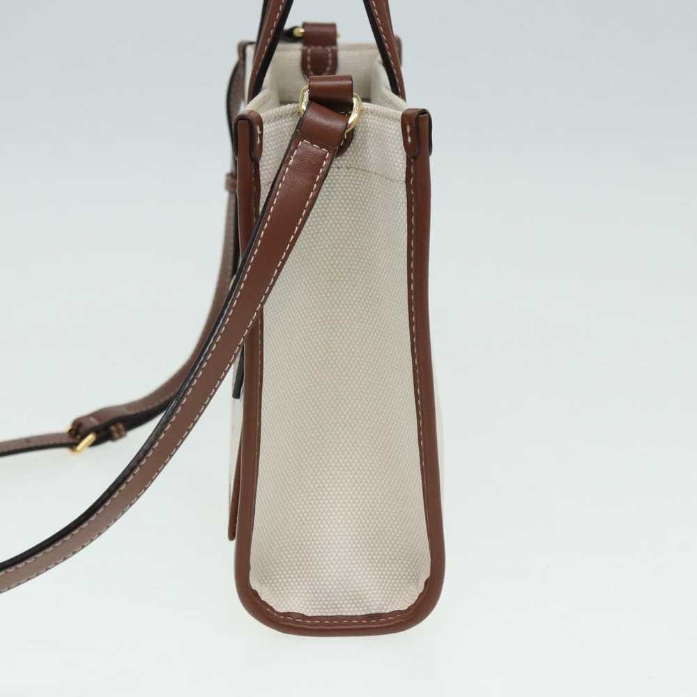 Burberry Horseferry Beige Canvas Handbag (Pre-Own… - image 10