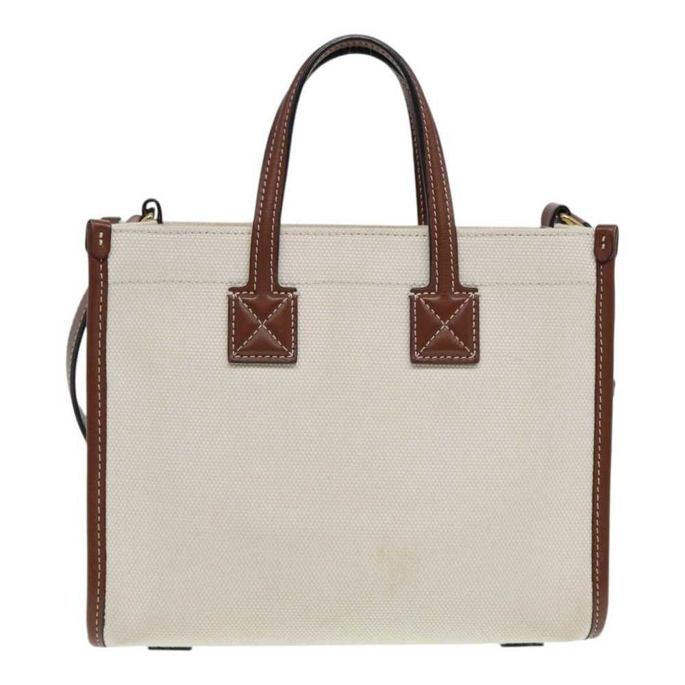 Burberry Horseferry Beige Canvas Handbag (Pre-Own… - image 2