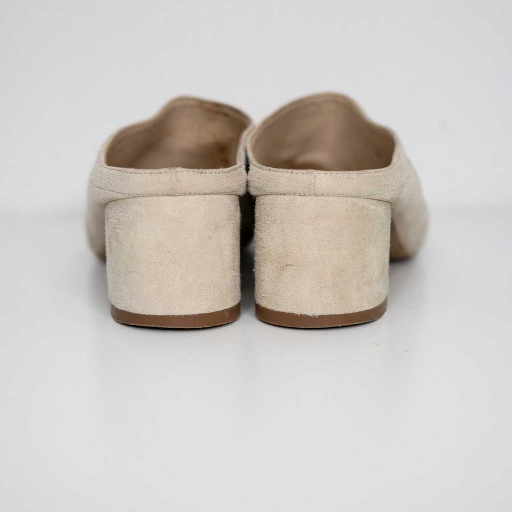 Everlane The Day Heel Mule Bone Cream Suede Block… - image 5