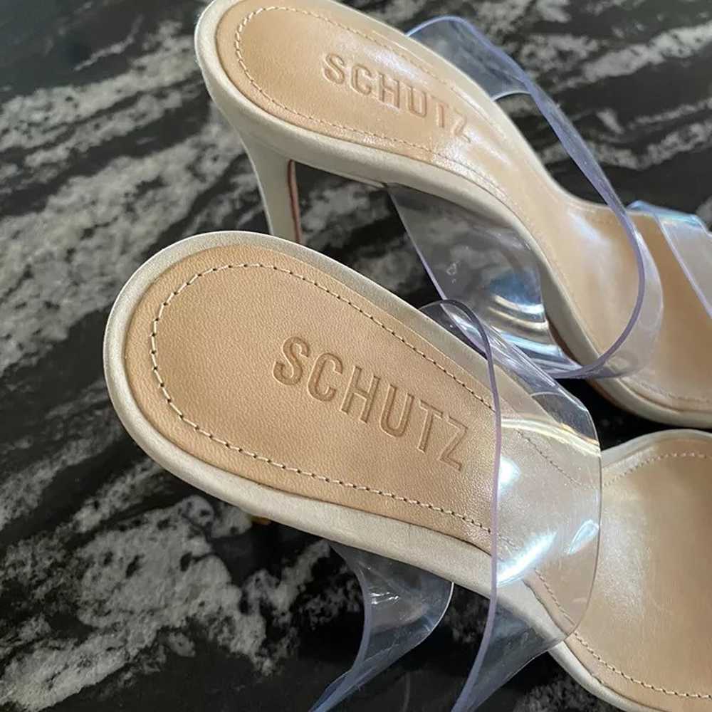 Schutz Ariella 100m Sandals Beige Heels Women Siz… - image 9