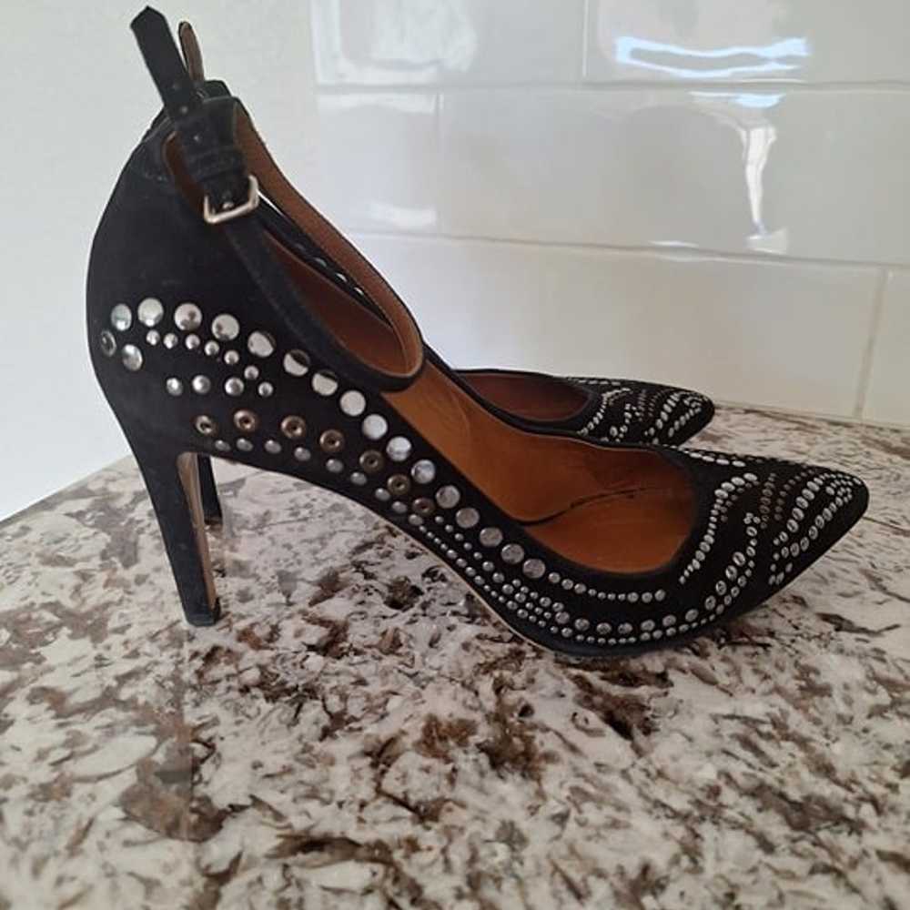 Isabel Marant Studded Black Heels suede Flats siz… - image 3