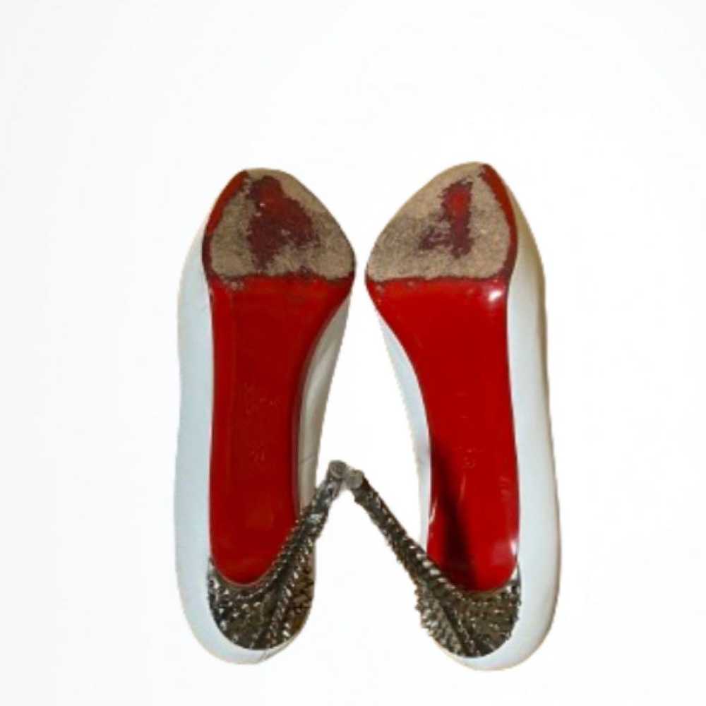 Christian Louboutin open-toe pumps. - image 3