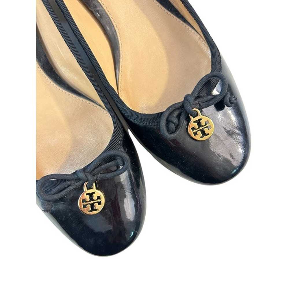 Tory Burch Chelsea Black Patent Leather Wedges Bo… - image 7