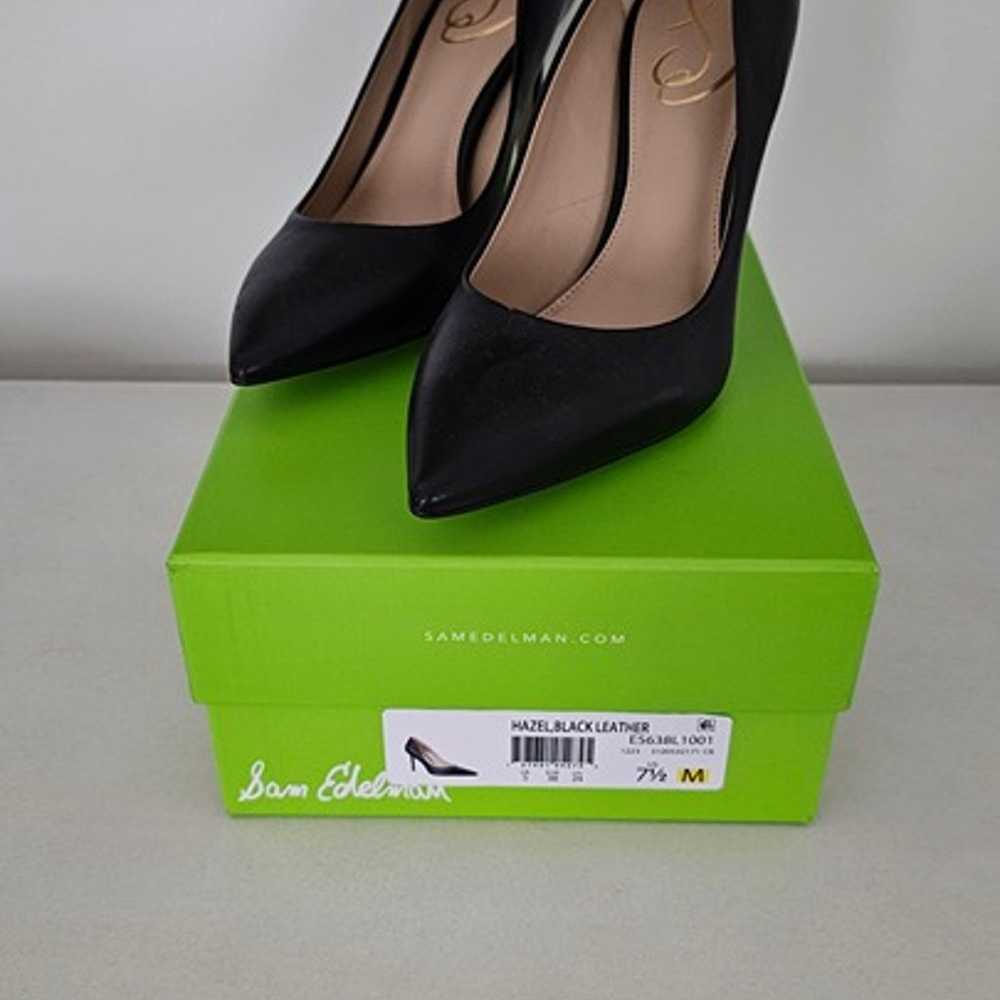 Sam Edelman Hazel Pumps - Black Leather - NWOT - image 2