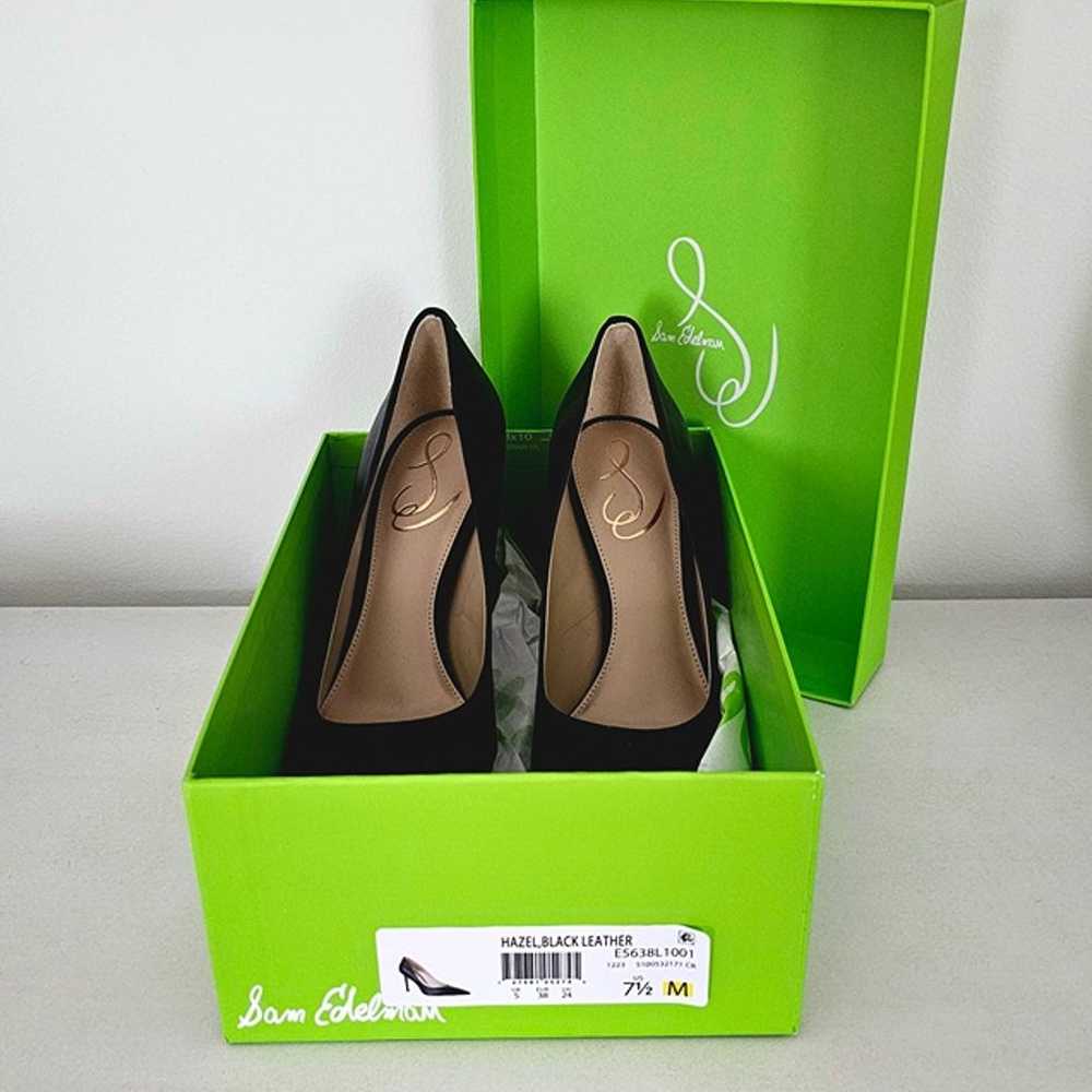 Sam Edelman Hazel Pumps - Black Leather - NWOT - image 3