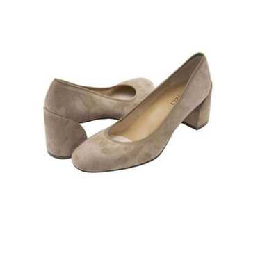 VANELI CAMILA Pump Block Heel Tan MILITARY SUEDE … - image 1