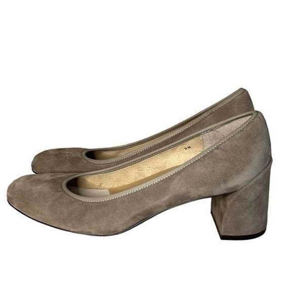 VANELI CAMILA Pump Block Heel Tan MILITARY SUEDE … - image 4