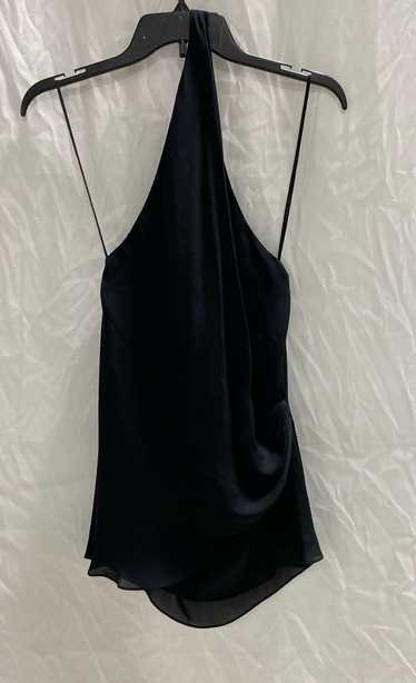 NWT Haute Hippie Womens Black Silk Halter Neck Sle