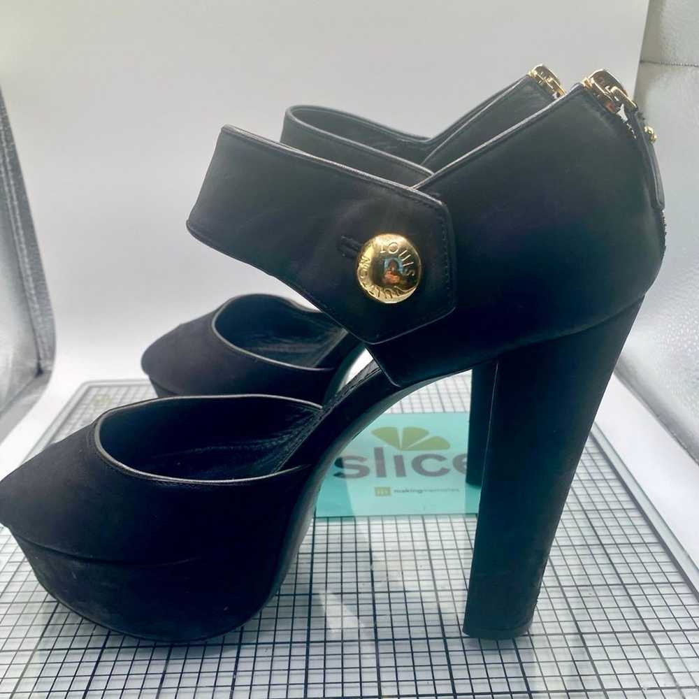 SALE!!! Louis Vuitton Black heels 8.5 - image 5