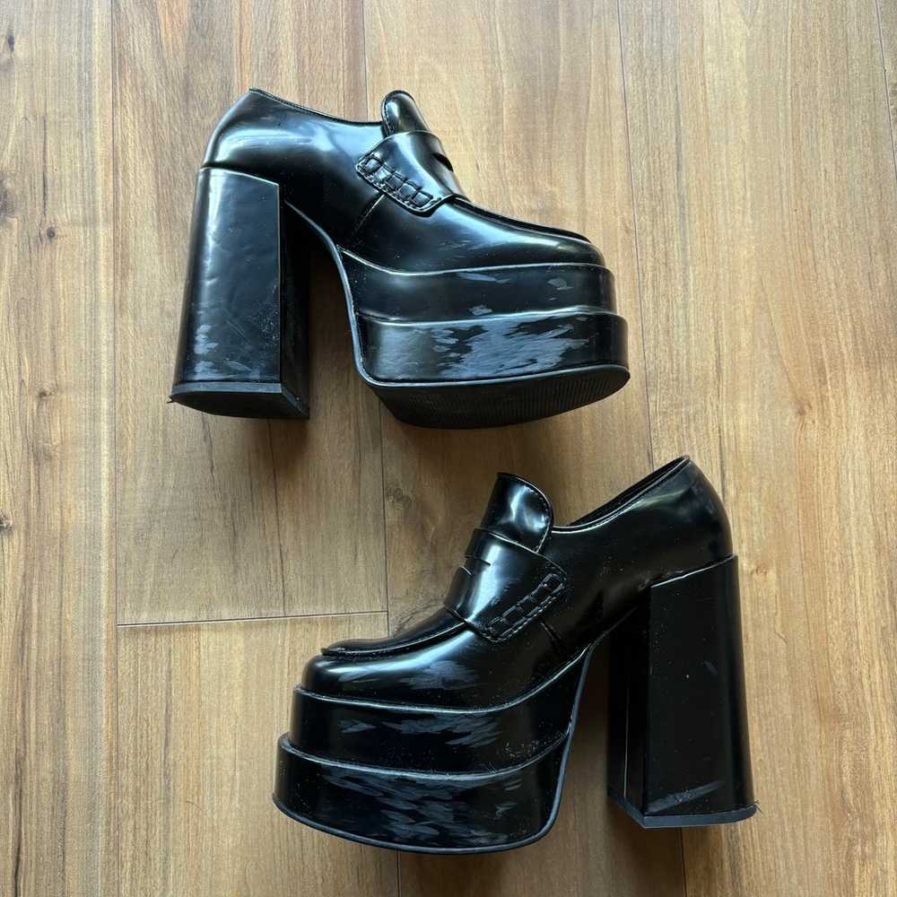 Steve Madden Catelyn Faux Leather Platform Heels … - image 5