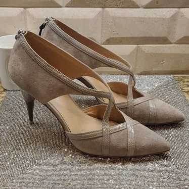 L.A.M.B. Suede Heels - Size 10