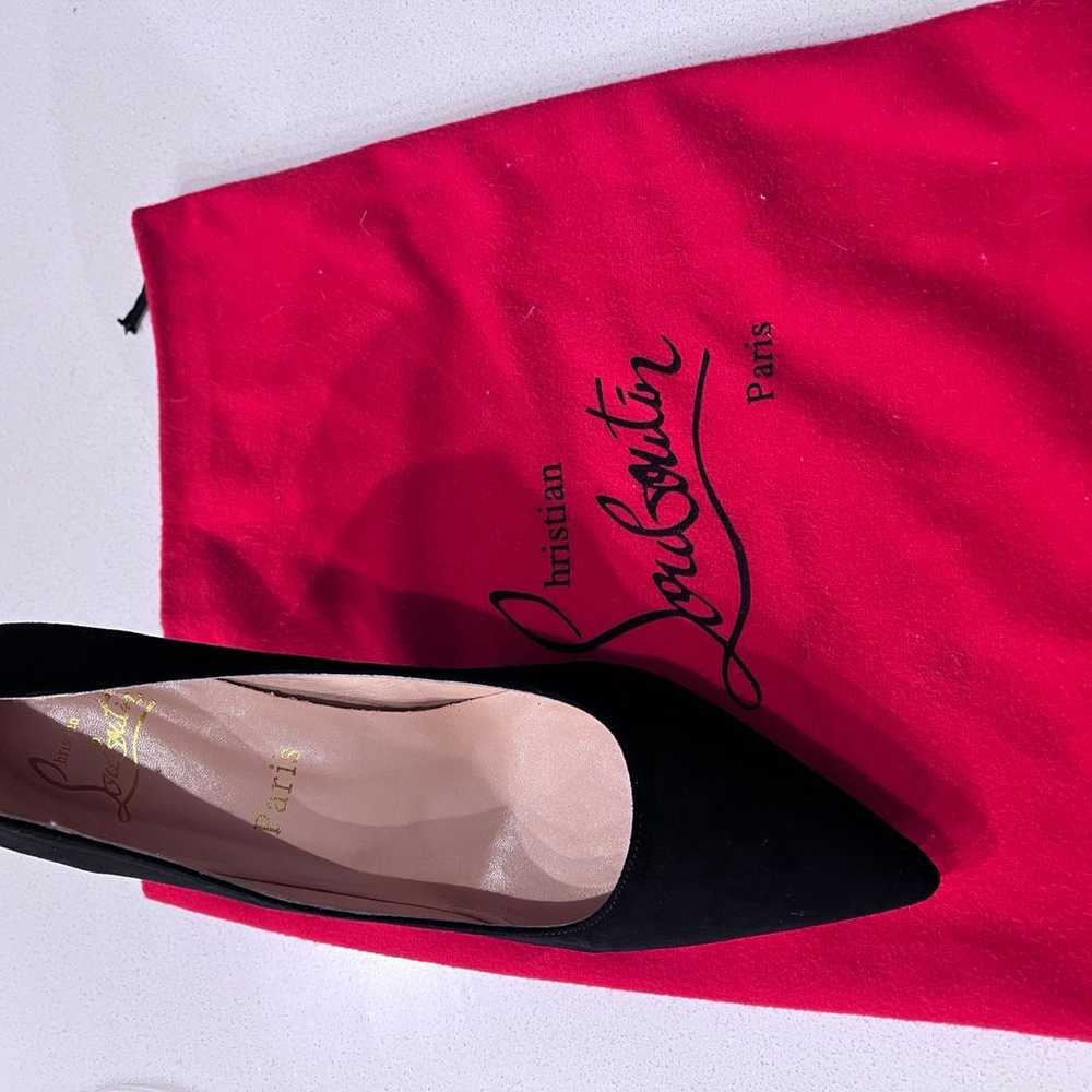 ONE Christian Louboutin black pump heel - image 2