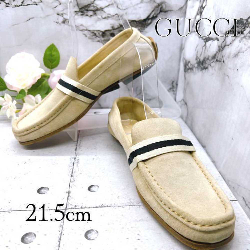 【Cute♡】Gucci Driving Shoes Loafer Moccasin Suede - image 1