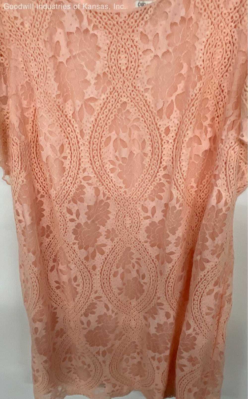 Cato Pink Lace Floral Dress - Size 26W - image 2