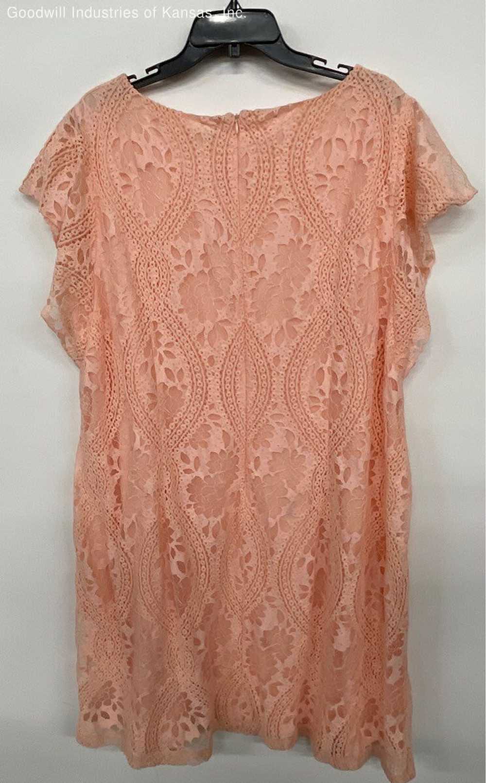 Cato Pink Lace Floral Dress - Size 26W - image 6