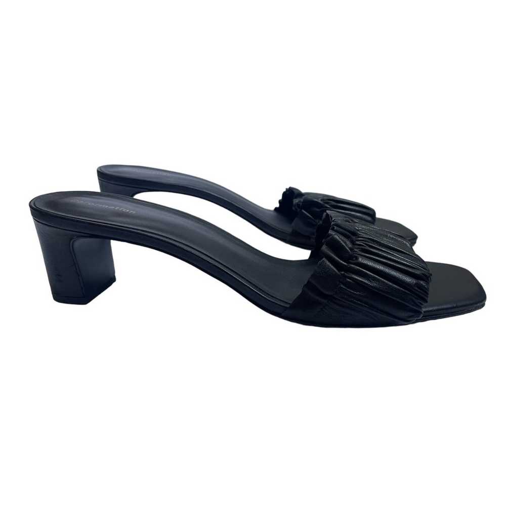 Reformation Shereen Ruched Block Slip-On Heel in … - image 3