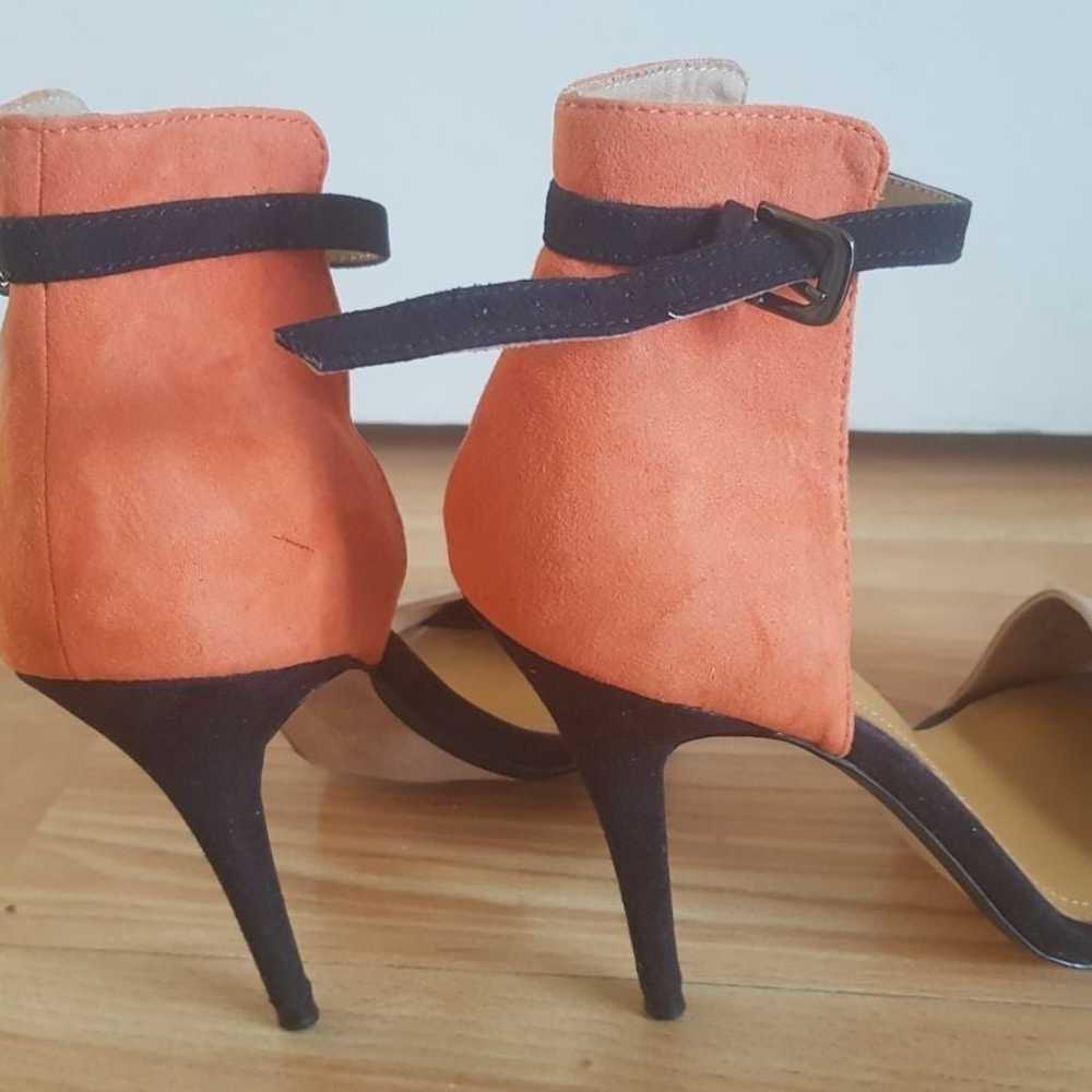 Zara collection suede heels 39 4in heels - image 10