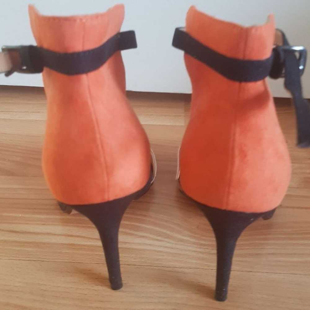 Zara collection suede heels 39 4in heels - image 9