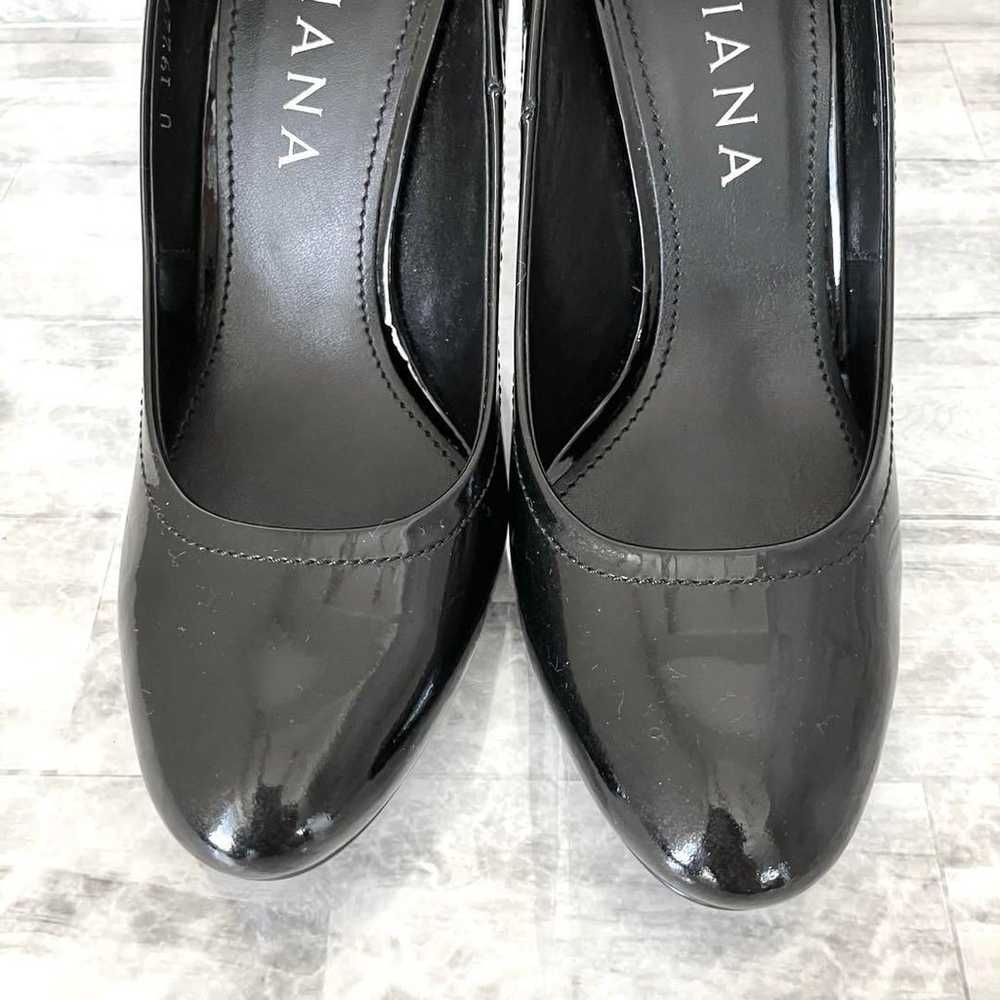 【Excellent condition】DIANA pumps enamel black hig… - image 6