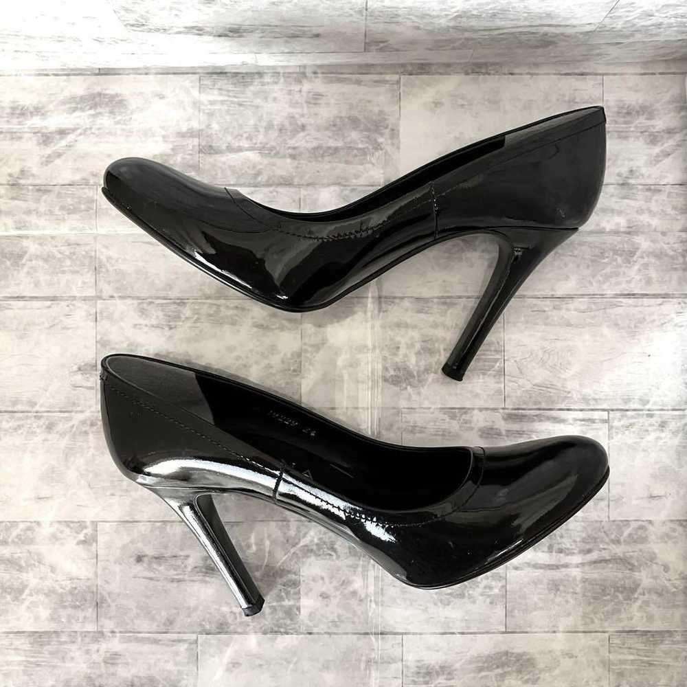 【Excellent condition】DIANA pumps enamel black hig… - image 8