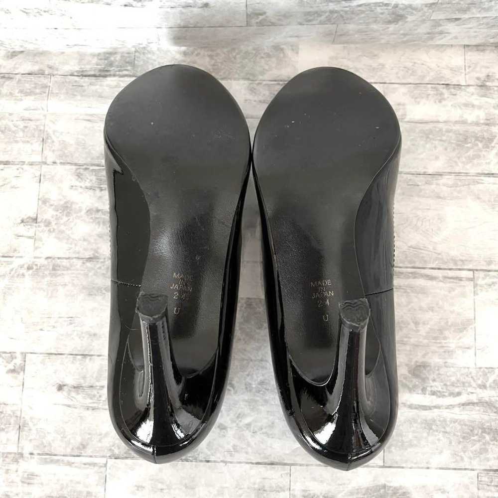 【Excellent condition】DIANA pumps enamel black hig… - image 9