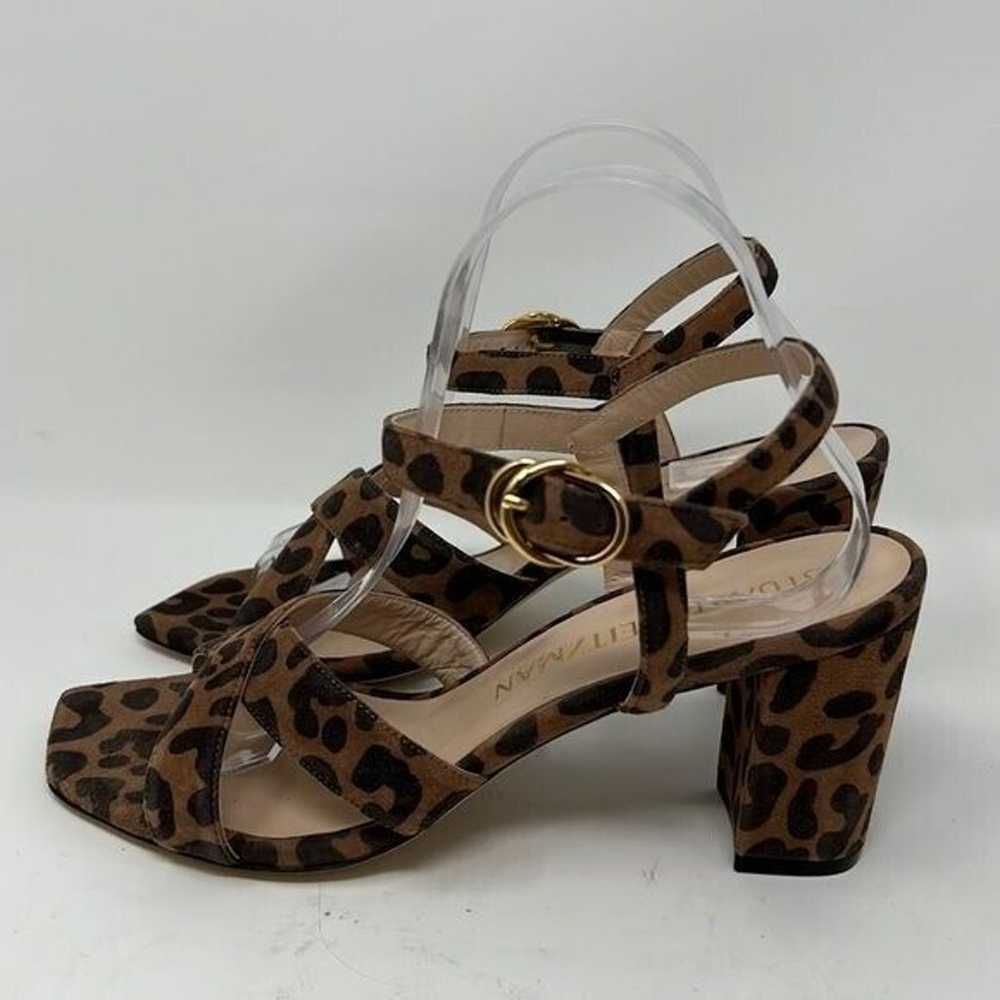 Stuart Weitzman Animal Print Analeigh High Heel S… - image 4