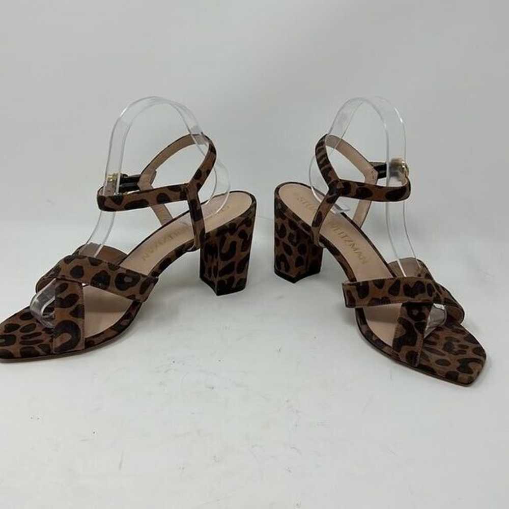 Stuart Weitzman Animal Print Analeigh High Heel S… - image 5