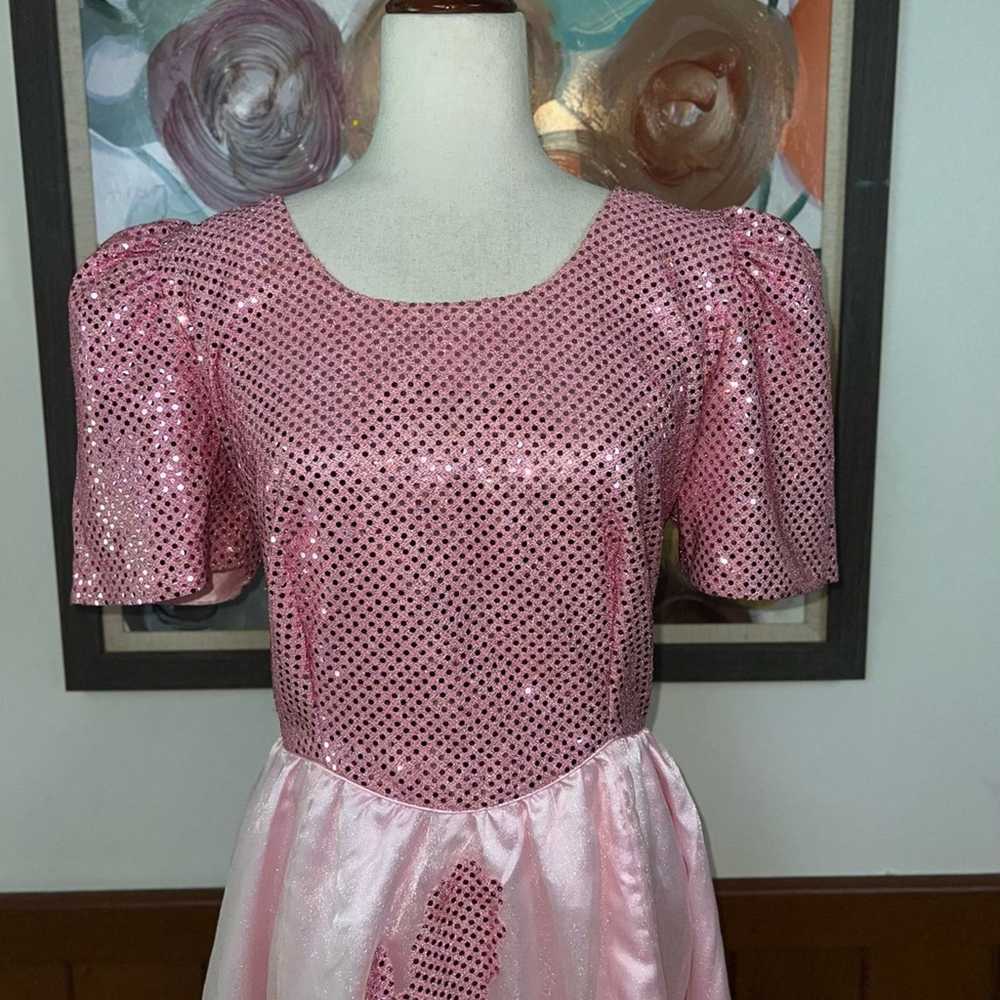 Vintage Darling Vintage 1980s Organza Prom/Brides… - image 3