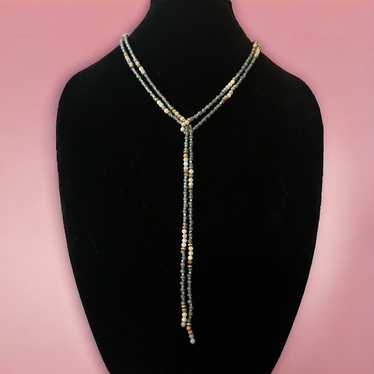 Other Long beaded lariat necklace